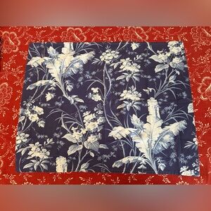 Pottery Barn Bed + Bath Botanical Palm Floral Coastal Cottage Pillow Sham King